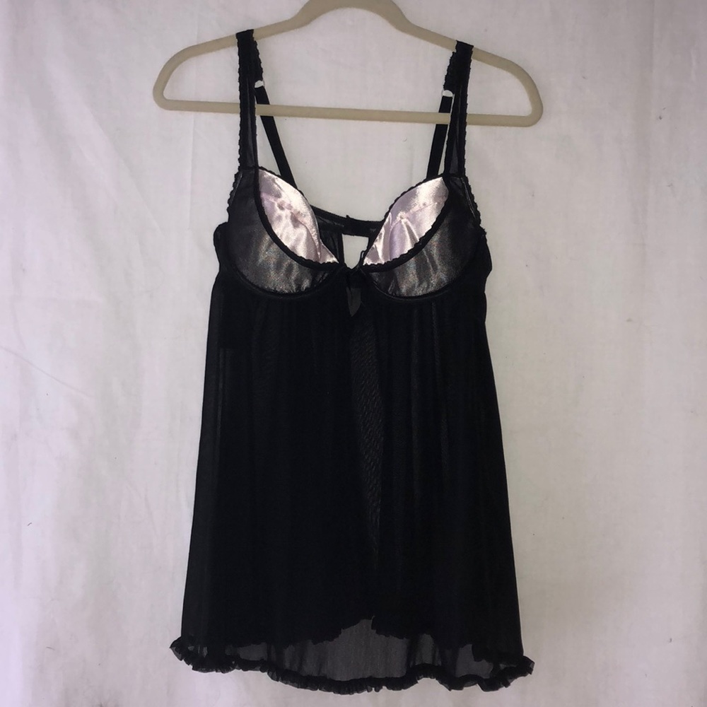 Fantasies by Morgan Taylor Babydoll + Thong Set
